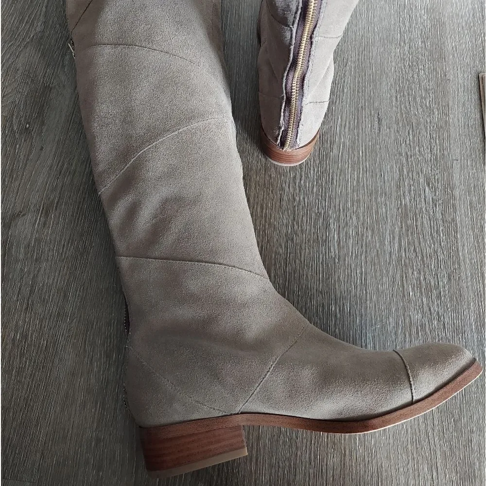 Sole Society Tiff Over The Knee Boots Taupe Size 8.5